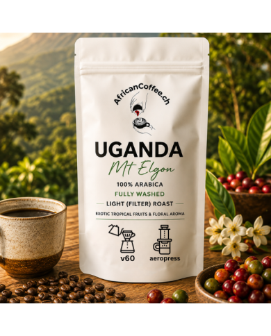 Uganda - 100% Arabica Washed - Light (Filter) Roast | AfricanCoffee.ch